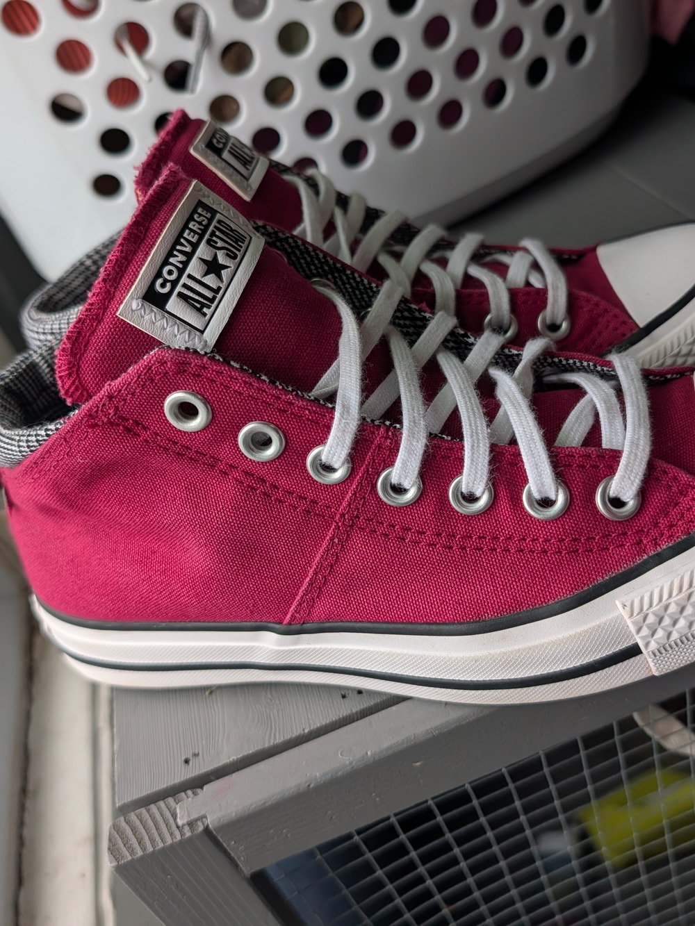 Converse Womens' All Star High Top Sneakers - Red